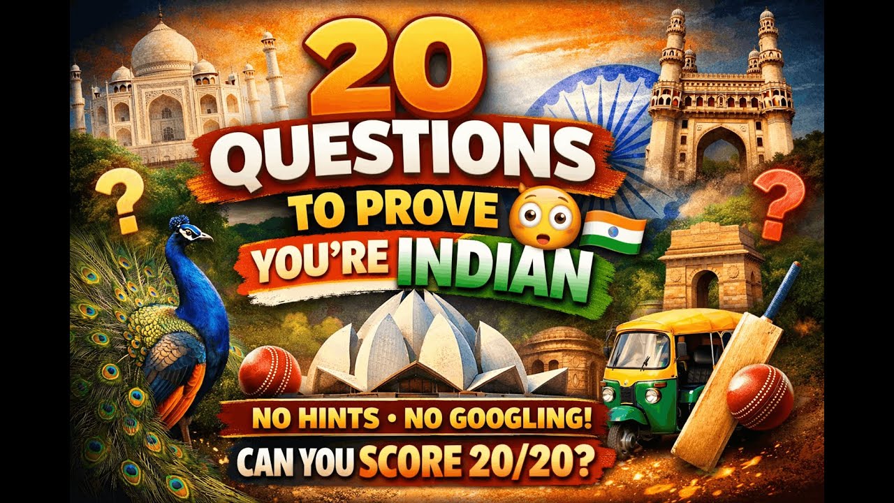 Only True Indians Can Score 20/20 🇮🇳🔥
