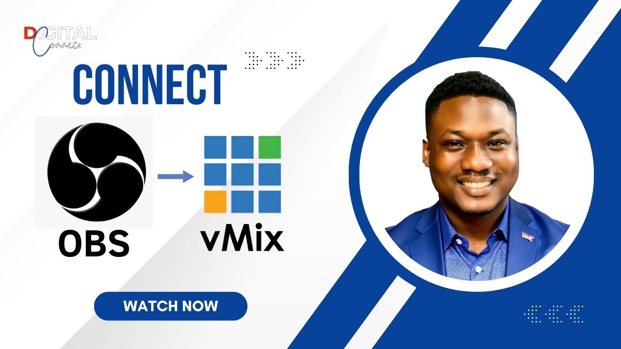 Подключите выход OBS напрямую к VMix