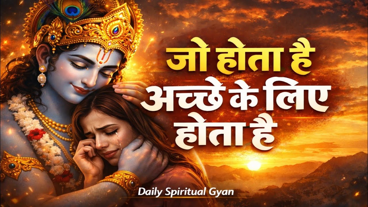 जो होता है अच्छे के लिए होता है | Bhagwat Geeta Saar In 93 Minutes | Krishna Motivational Speech 
