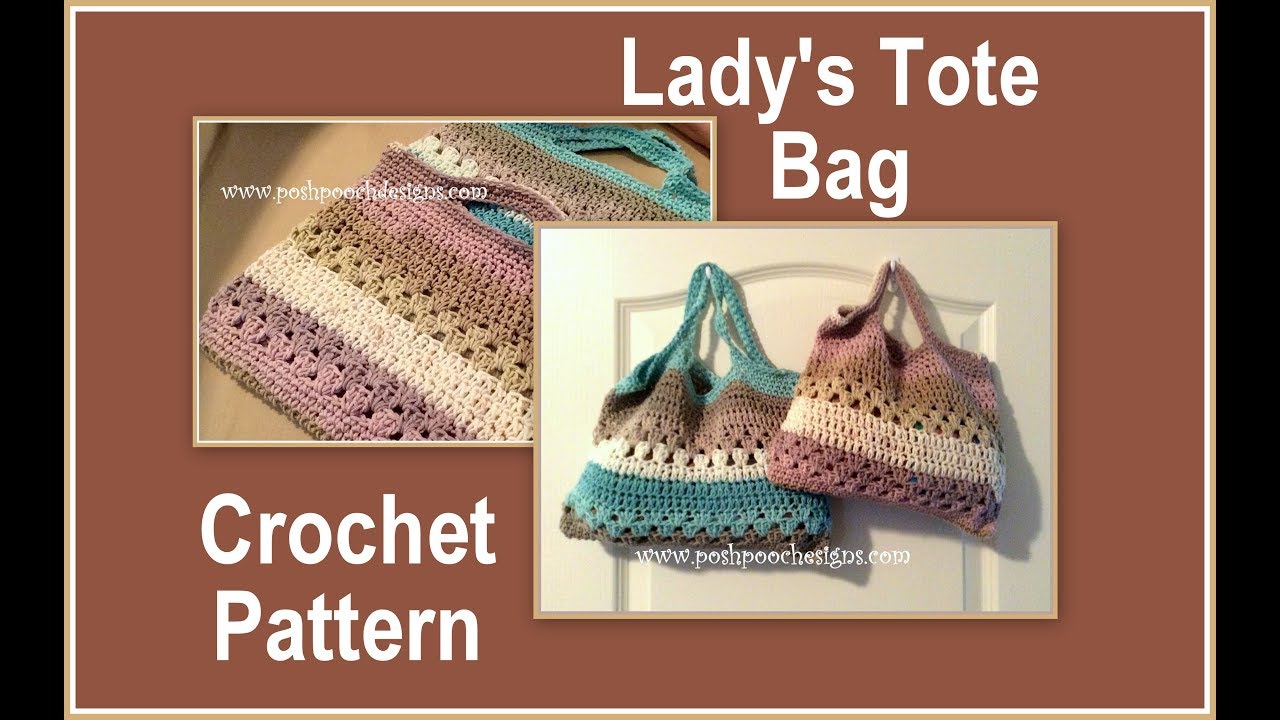 Lady's Tote Bag Crochet Pattern