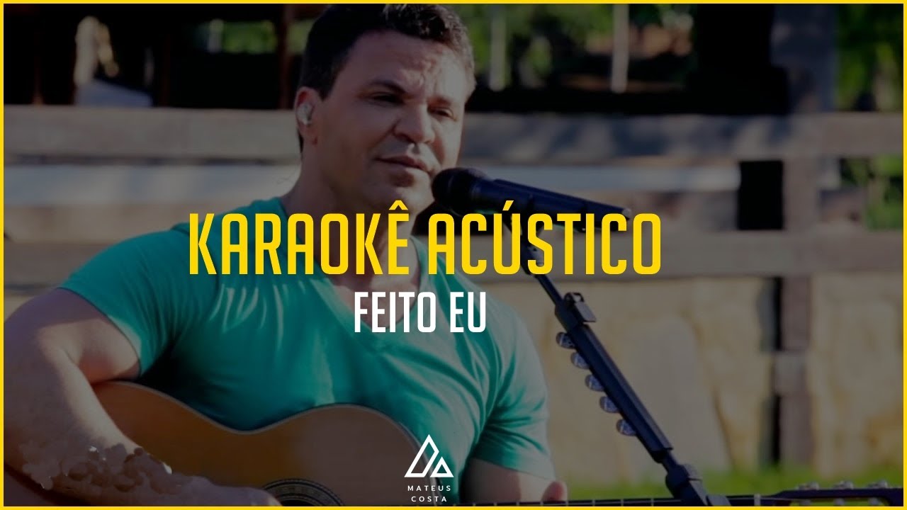 Eduardo Costa - Feito Eu - PLAYBACK AC&Uacute;STICO