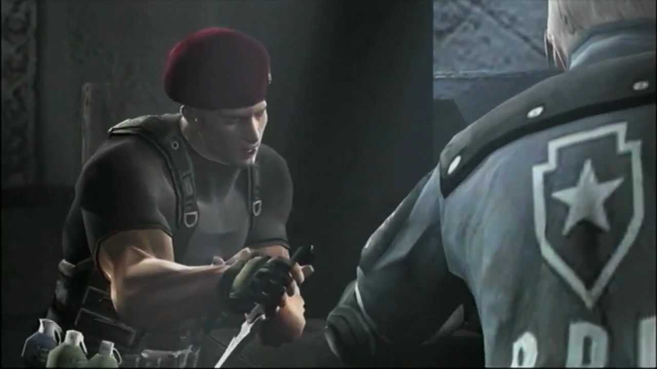 Resident Evil 4 HD | Leon vs Krauser Knife Fight