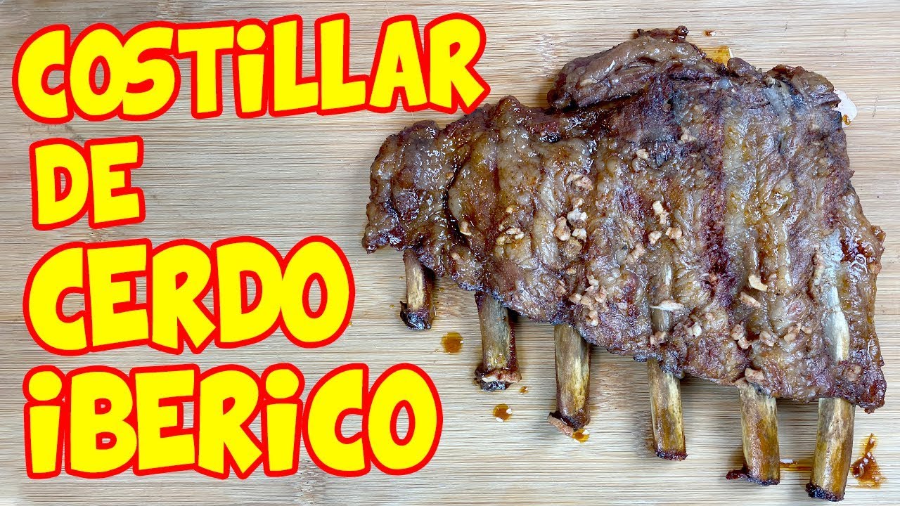 COSTILLAS de CERDO IBÉRICO al HORNO- Se DESHACEN