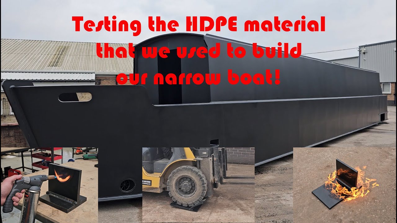 20mm HDPE material testing.