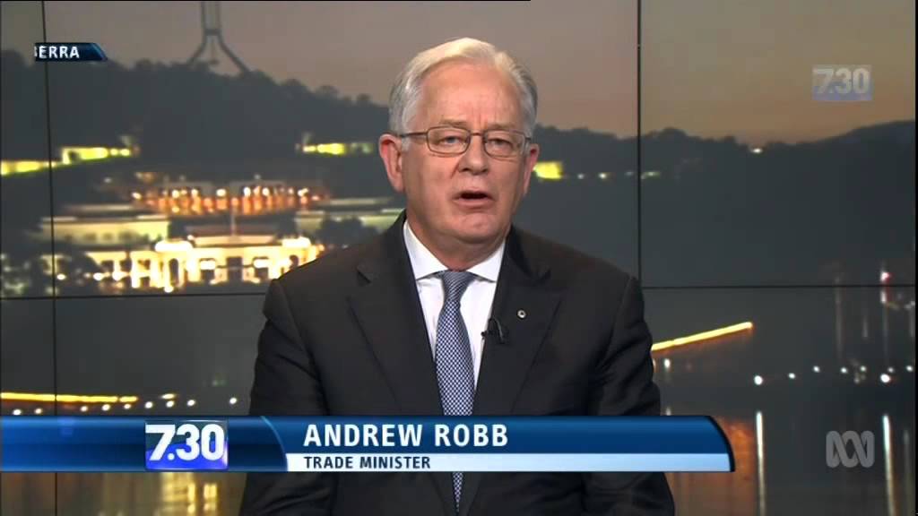 Andrew Robb - Interview with Leigh Sales on Liberal Leadership & CHAFTA