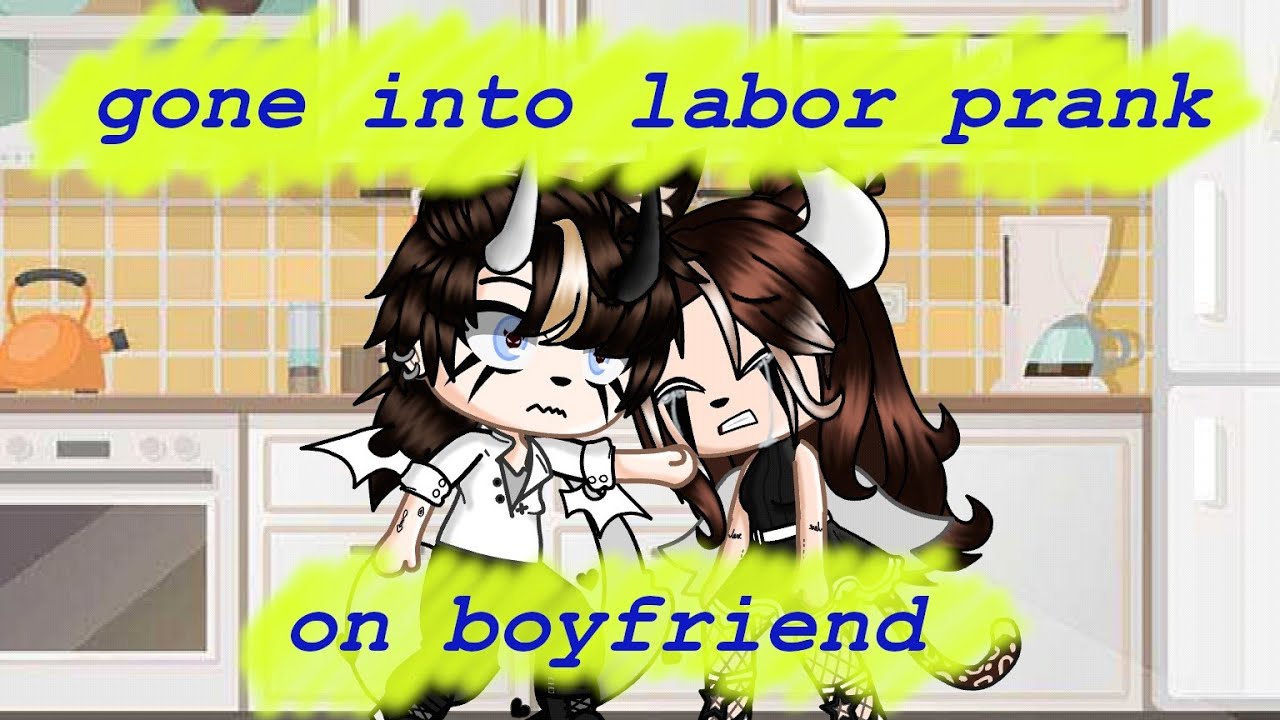 Gone into labor prank on boyfriend || Gacha Club ||