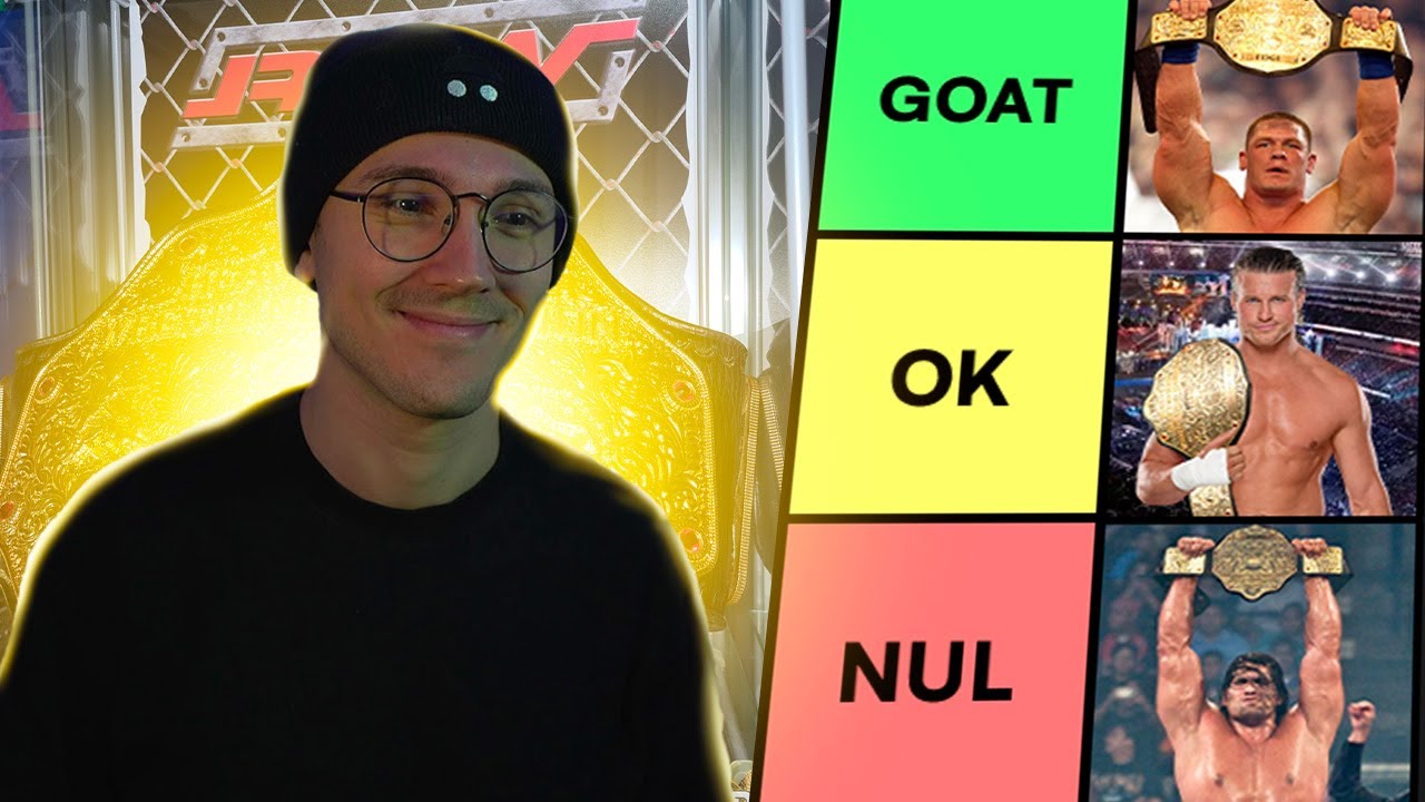 Je classe TOUS les Champion du Monde Poids Lourds de la WWE | Tier List
