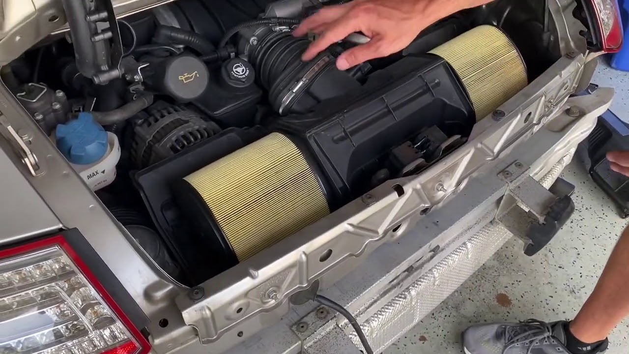 How to Remove a Porsche 911 997.2 Air Box - real time less than 7 minutes