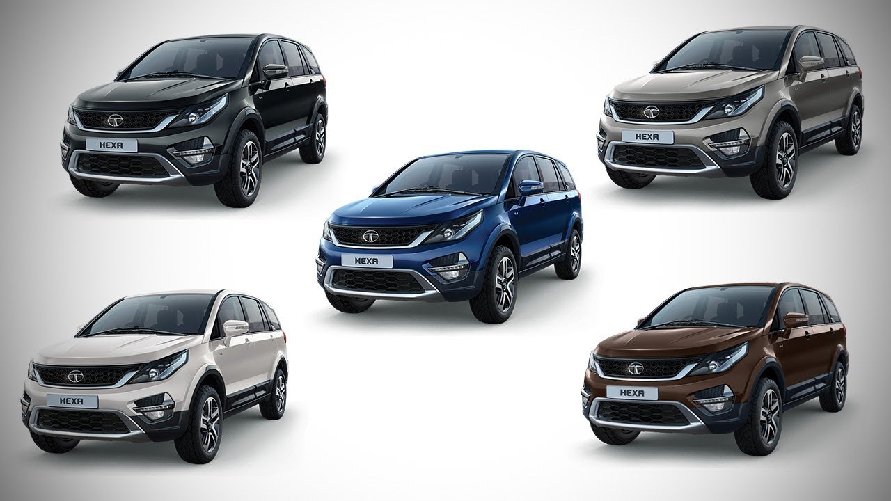 Tata Hexa - All Colour Options - Images | AUTOBICS
