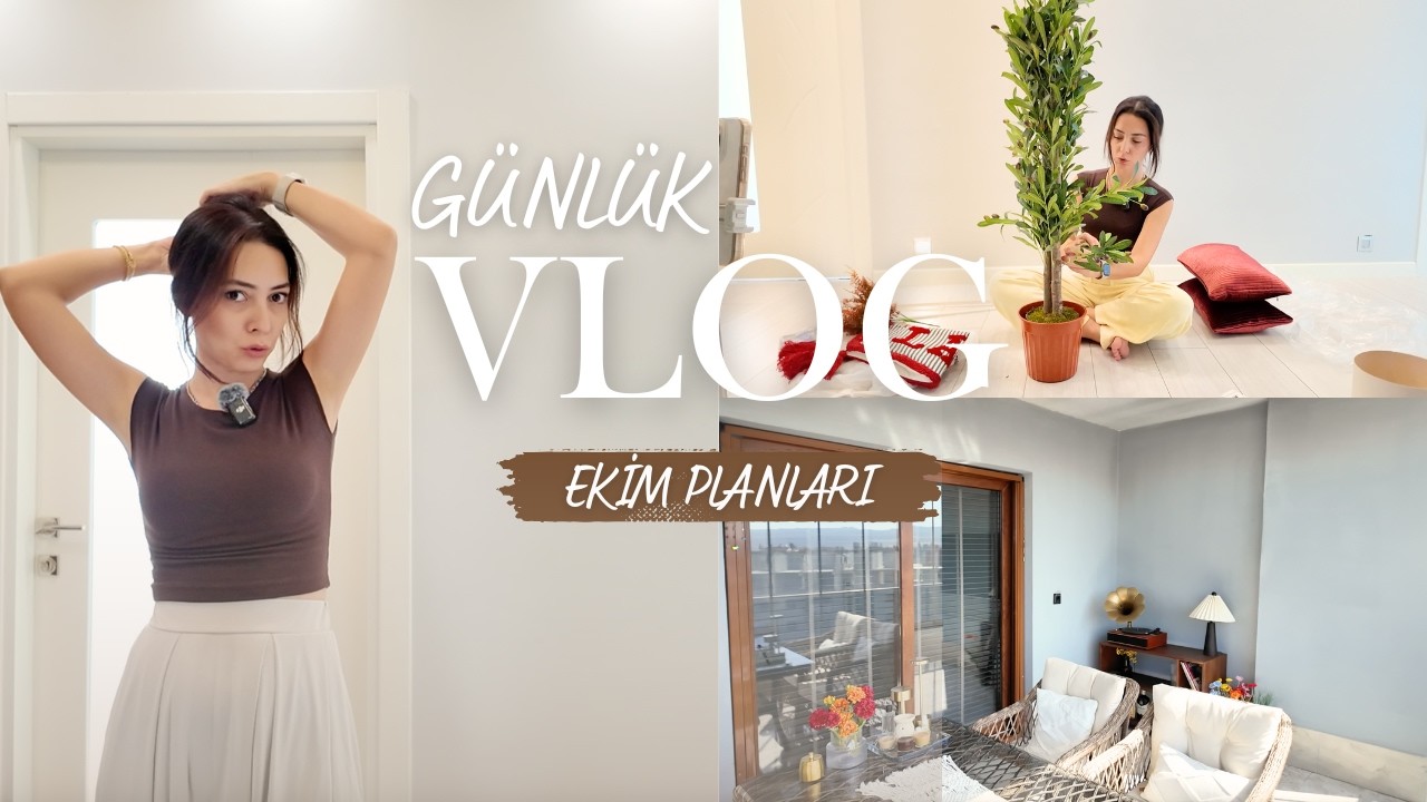 ARTIK KAÇMAK YOK  (itiraflar)  Balkon Dekoru + Sadeleşme Başlasın / Ekim Planları
