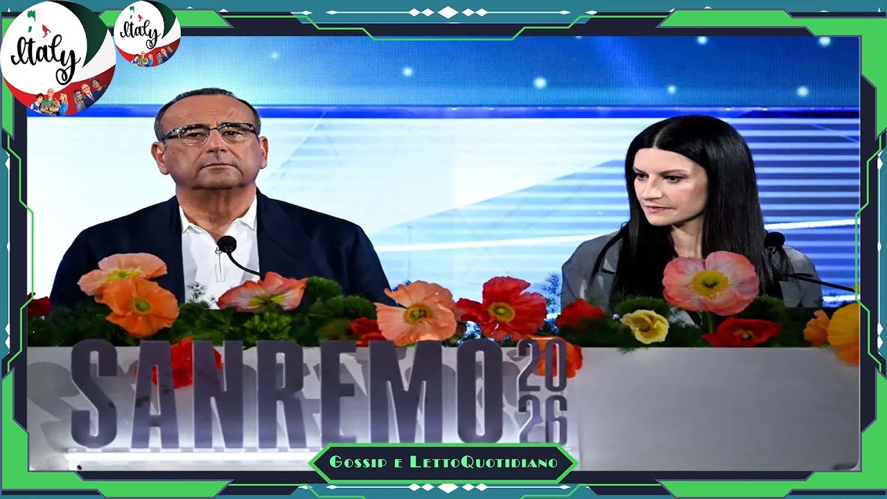 Sanremo 2024 Carlo Conti e Laura Pausini parlano del Festival