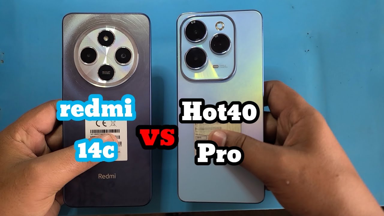 redmi 14c vs infinix hot 40 pro speed test
