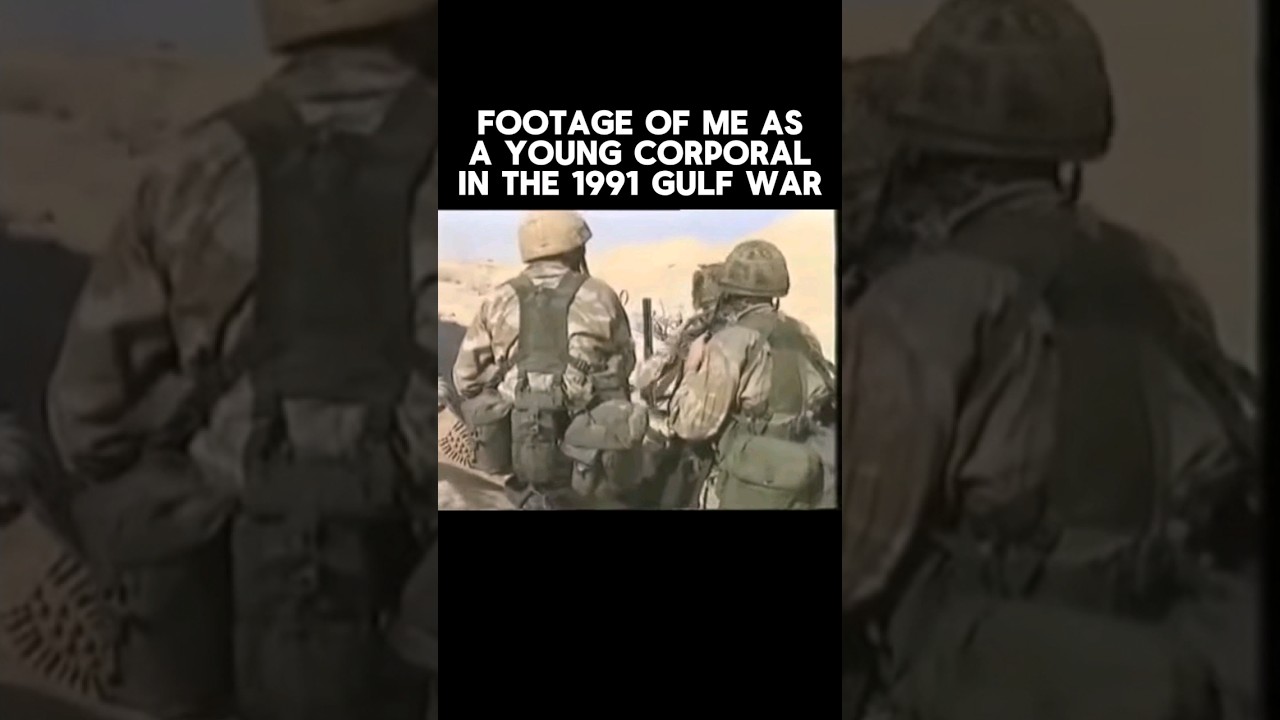 Ex SAS Melvyn Downes as a young Corporal in the 1991 Gulf War #sas #army #military