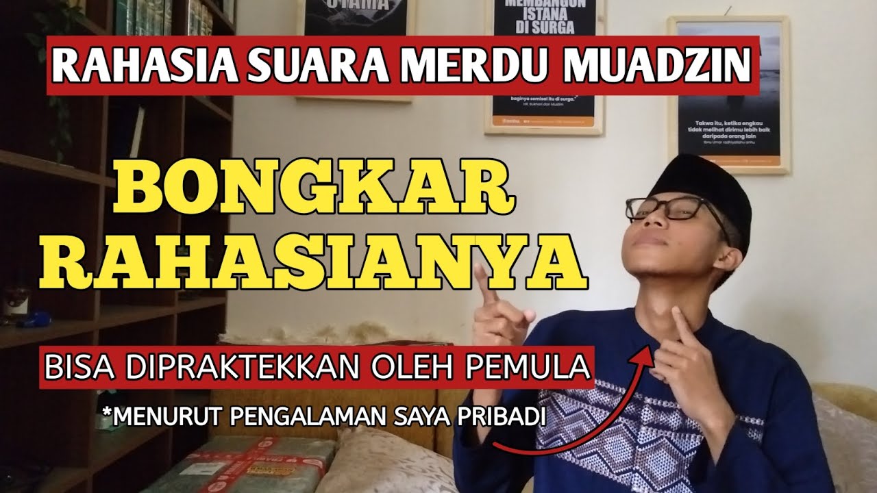 TERBONGKAR ❗Ternyata Ini Rahasia Suara Merdu Muadzin Saat Adzan - Pemula Bisa Langsung Praktek