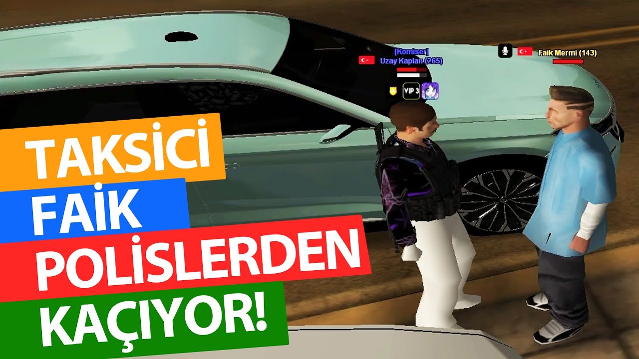 Janti Roleplay - TAKSİCİ FAİK POLİSLERDEN KAÇIYOR