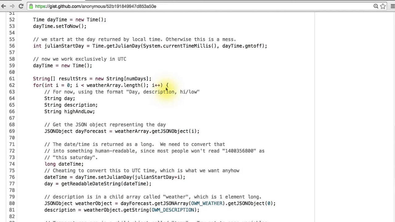 JSON Parsing - Developing Android Apps