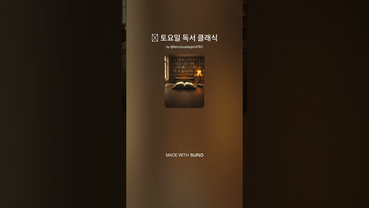 📖 독서 클래식 | 책과 함께하는 우아한 현악 4중주
