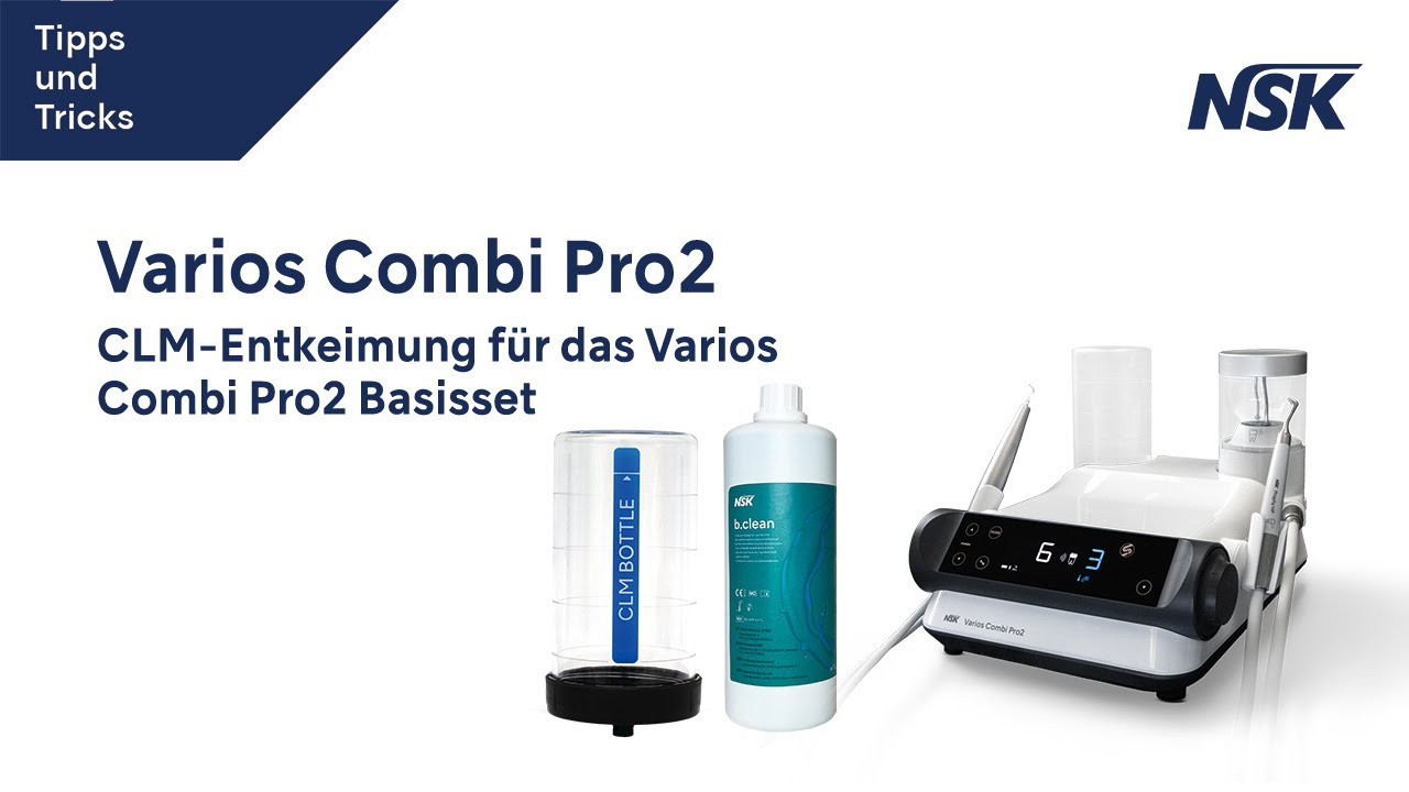 Varios Combi Pro2: Tutorial Teil 5,  CLM Entkeimung Basisset