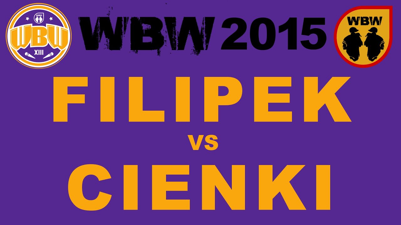 Filipek 🆚 Cienki 🎤 WBW 2015 Warszawa (freestyle rap battle)