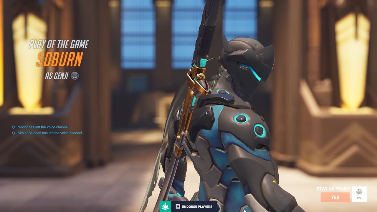 POTG! Shadowburn INSANE Genji Overwatch 2 SEASON 17 TOP 500 GAMEPLAY