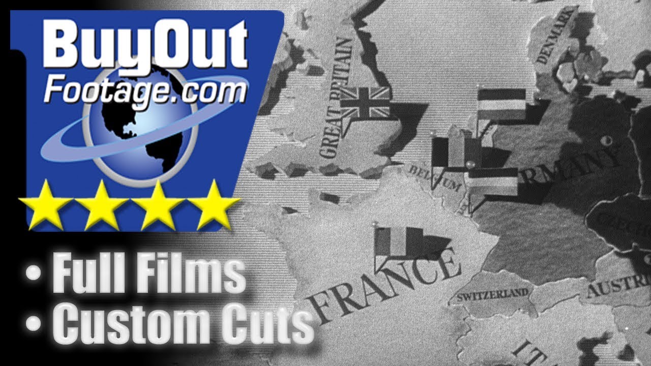 Brussels Treaty Creates Western Union 1948 HD Footage