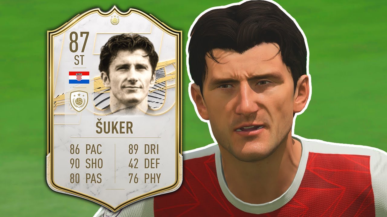 FIFA 21 ICON SWAPS Suker Review | 87 Mid Icon Davor Suker Player Review | ICON Suker FIFA 21