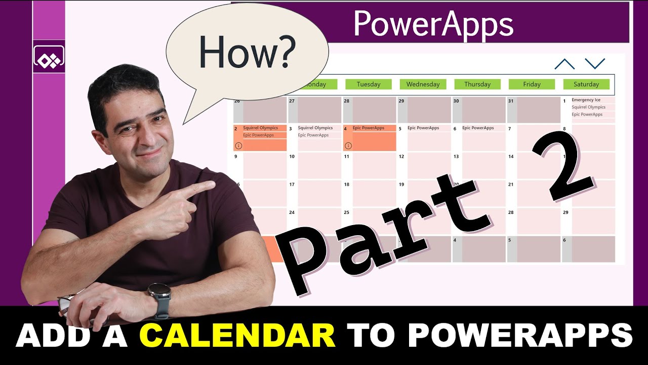 Create a Smart Calendar in Power Apps (Part 2/2)