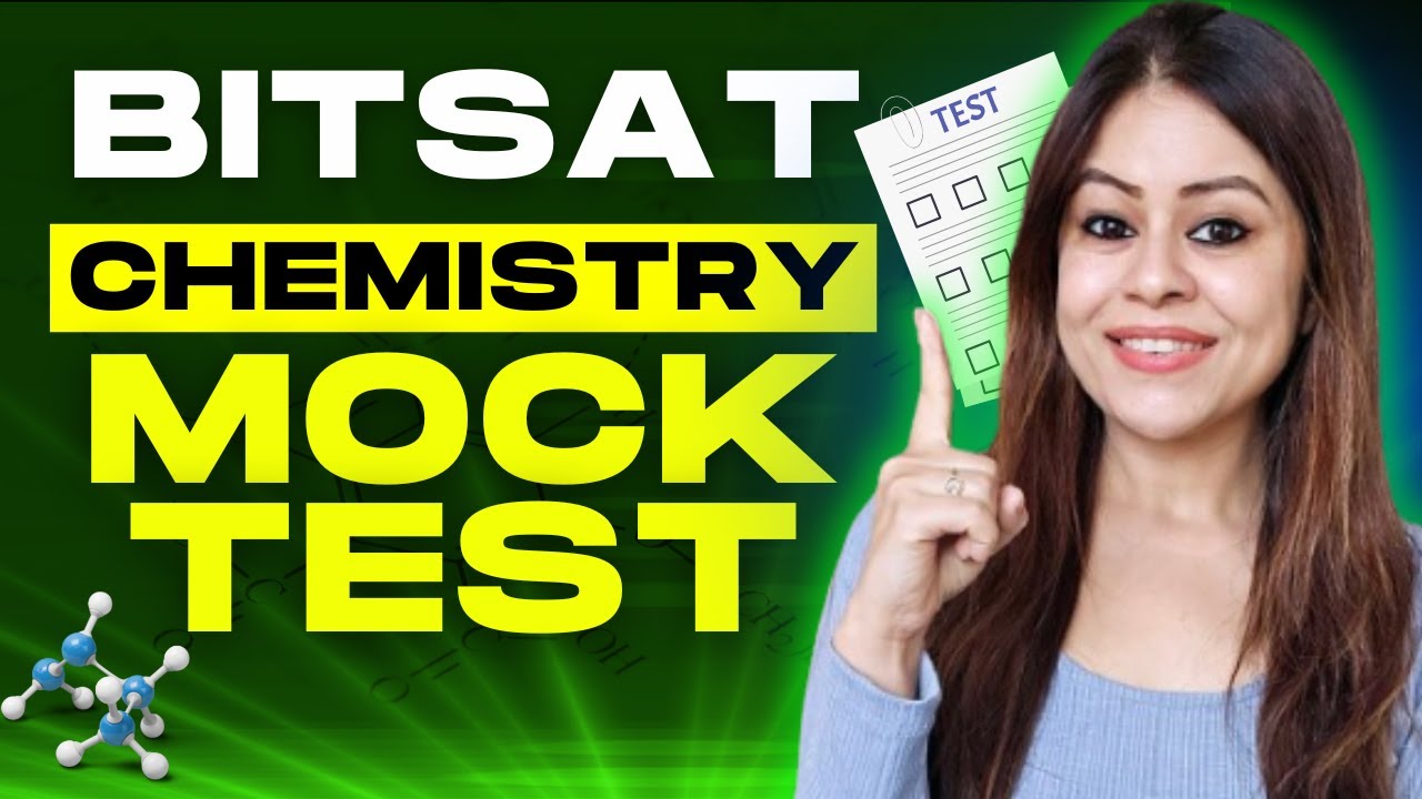 BITSAT Chemistry - Mock Test #jee1 #bitsat #bitsat2024