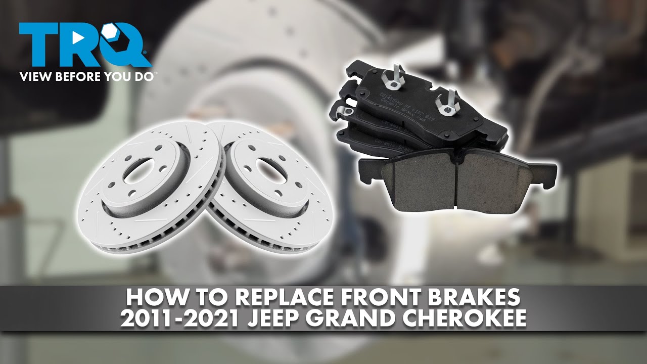 How to Replace Front Brakes 2011-2021 Jeep Grand Cherokee