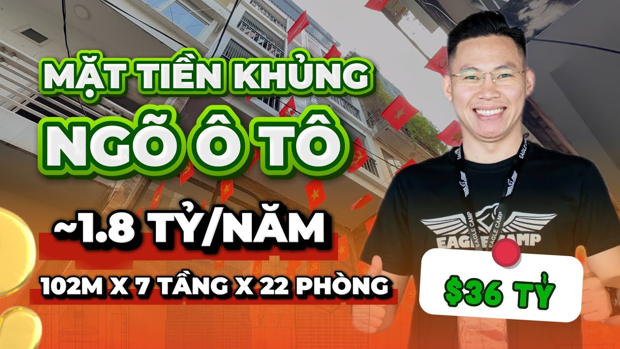 CHUNG CƯ MINI THANH XUÂN | 36 TỶ | 102M X 7 TẦNG | 22 PHÒNG | ~1.8 TỶ/NĂM | OTO ĐỖ CỬA  - 2 THOÁNG