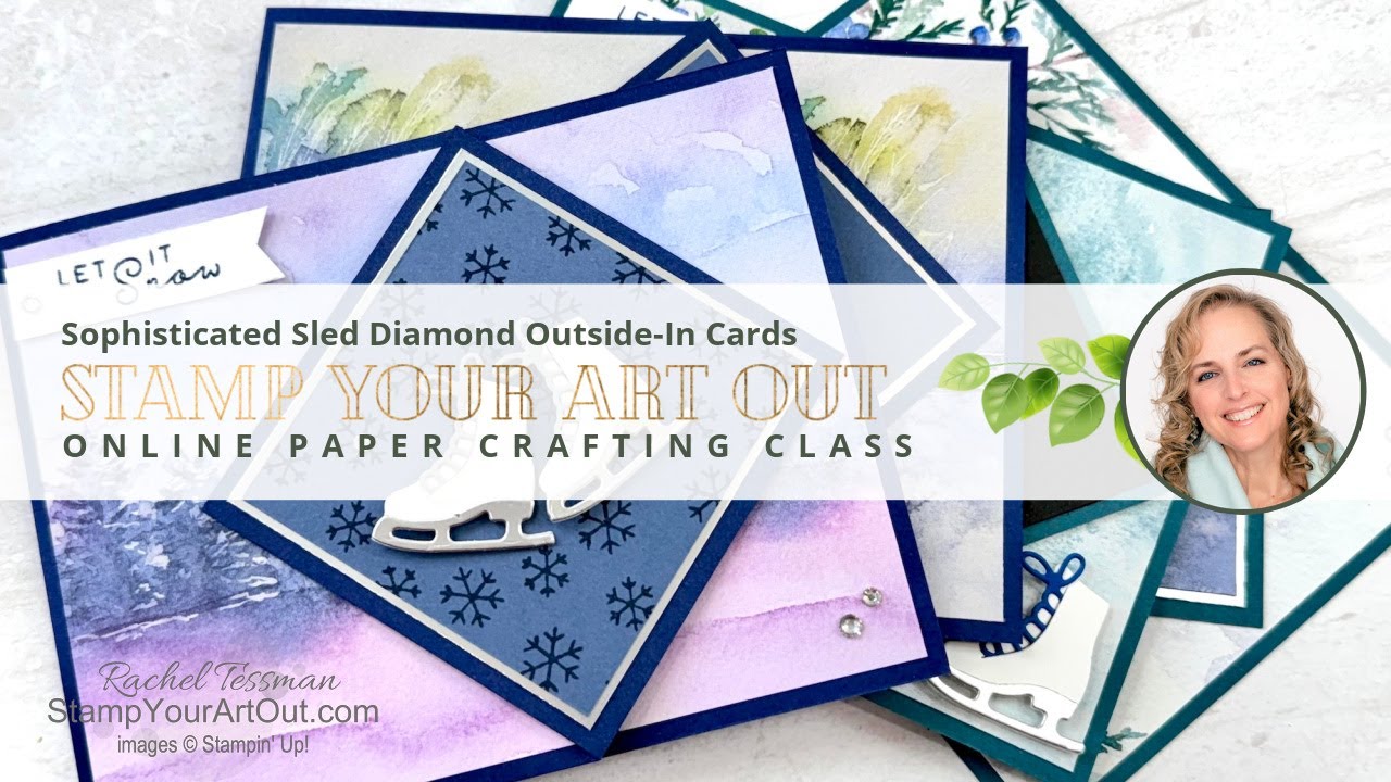 Sophisticated Sled Diamond Outside-In Cards
