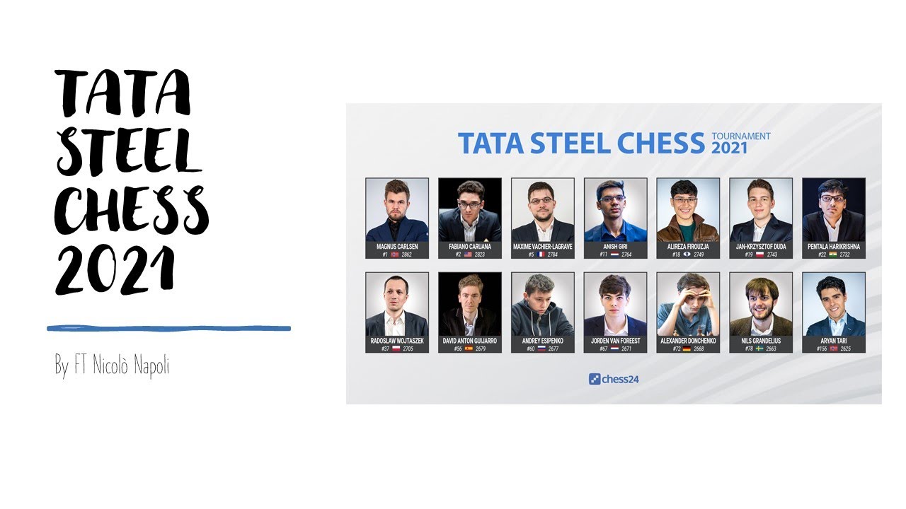 TATA STEEL CHESS 2021 Turno 11:Vachier Lagrave vs Donchenko