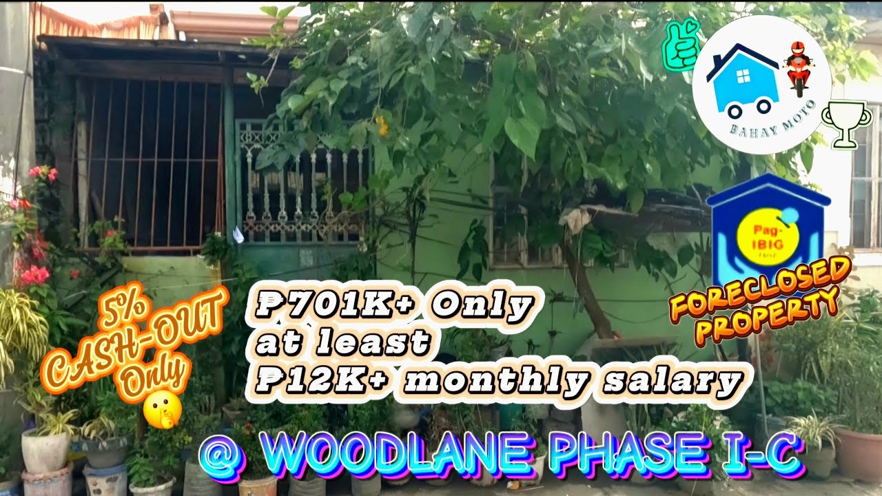 ₱701K+ Only - 45 SQM Murang Bahay @ WOODLANE PHASE I-C | PAG-IBIG FORECLOSED PROPERTY