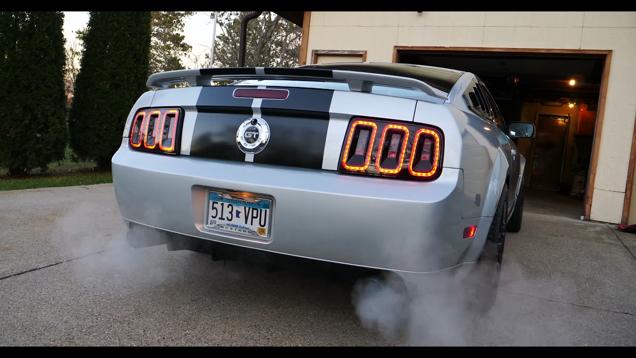 2005 Mustang GT Ford Performance Hot Rod Cams Kooks LongTube Headers X-Pipe SLP Loudmouth Cold Start