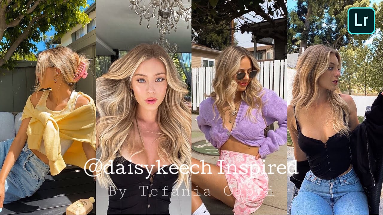 @daisykeech Inspired Lightroom Presets – Bright and Colorful Instagram Feed Editing