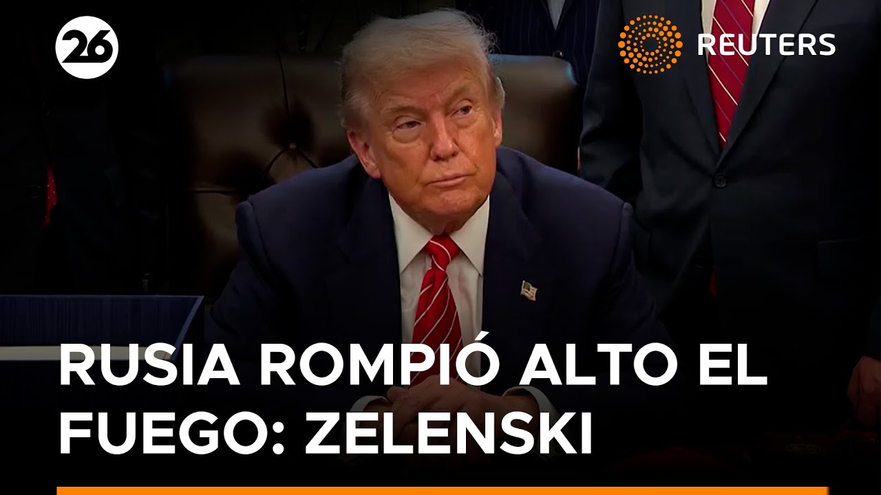Rusia rompió el alto el fuego e ignoró a EEUU, dice Zelenski | #Reuters