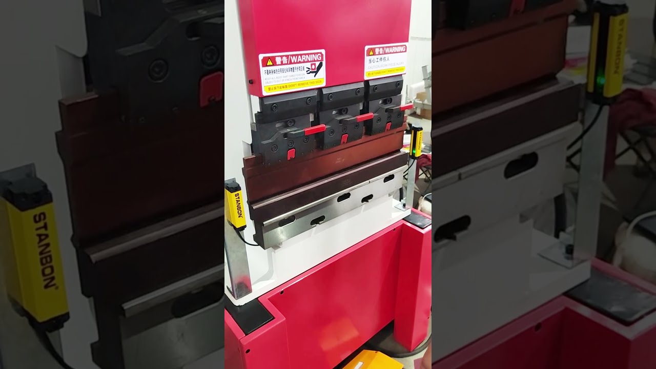 Not just powerful &mdash; but safe. DECETEC press brake #sheetmetalbending #machine #pressbrakemachine