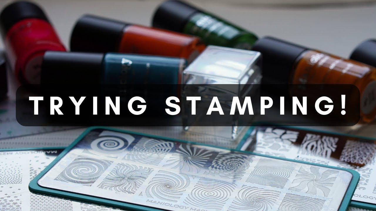 trying stamping with products from @Maniology for the first time (easier than i thought!) pr