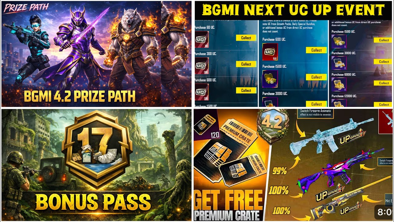 NEW PRIZE PATH || NEXT UC UP EVENT BGMI || ULTIMATE SET || BGMI PREMIUM CRATe
