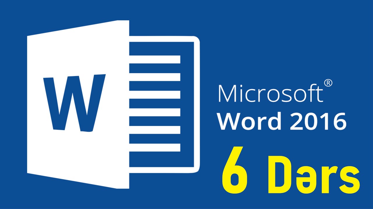 Word programı öyrənmək.Word 6 dərs#word #msoffice #msoffice2016 #office #words