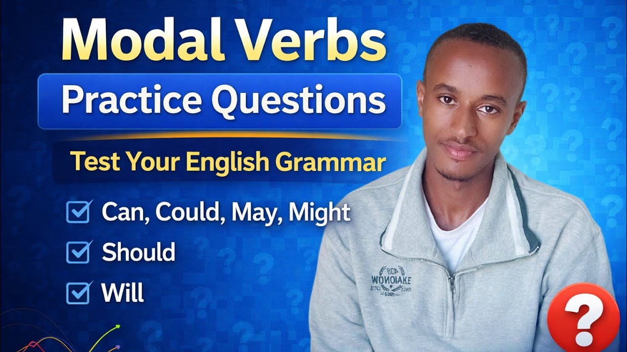 English Grammar Practice | Modal Verbs Questions & Answers(part 1).