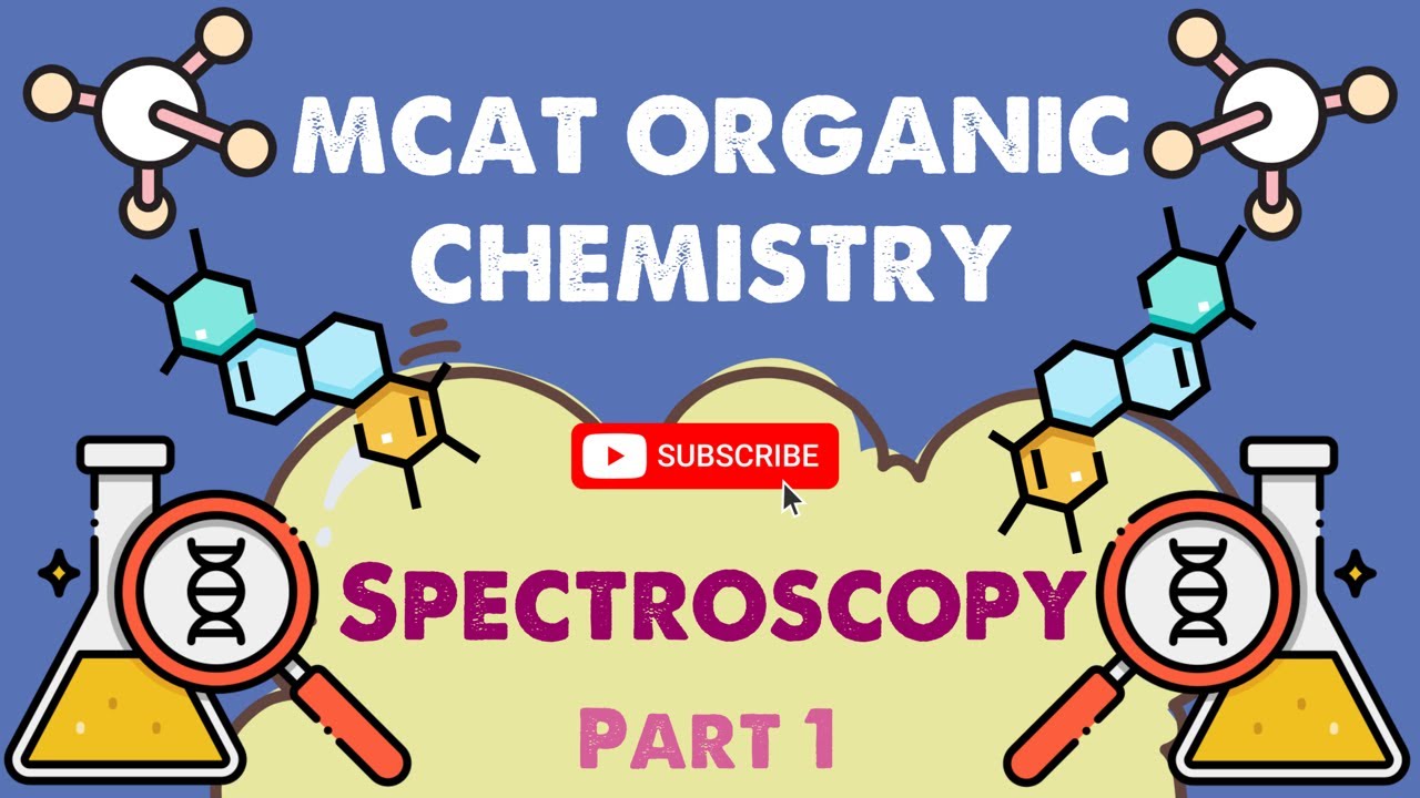 MCAT Organic Chemistry: Chapter 11 - Spectroscopy (1/2)