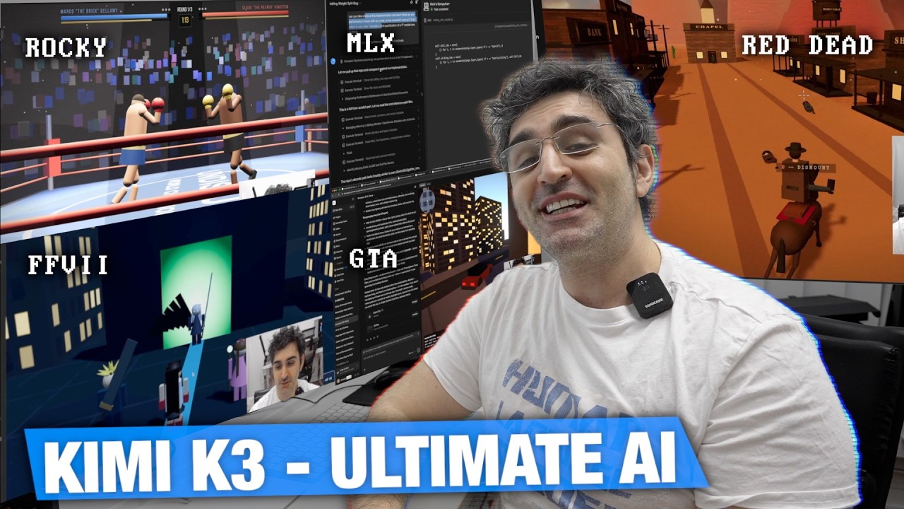 Kimi K3 Open Source AI Beats GPT & Fable? 🤯 (Coding FF7, Red Dead & MLX)