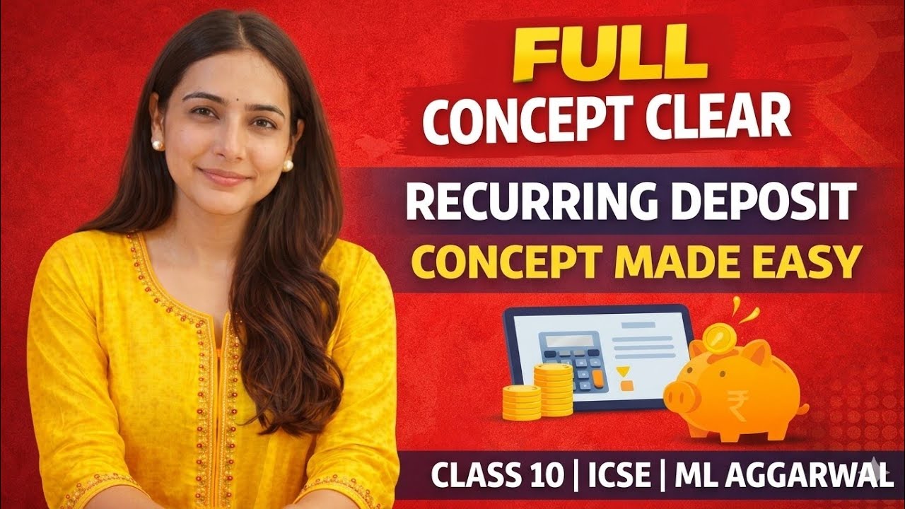 Recurring deposit|ICSE BOARD|CLASS10|#class10 #maths#viral
