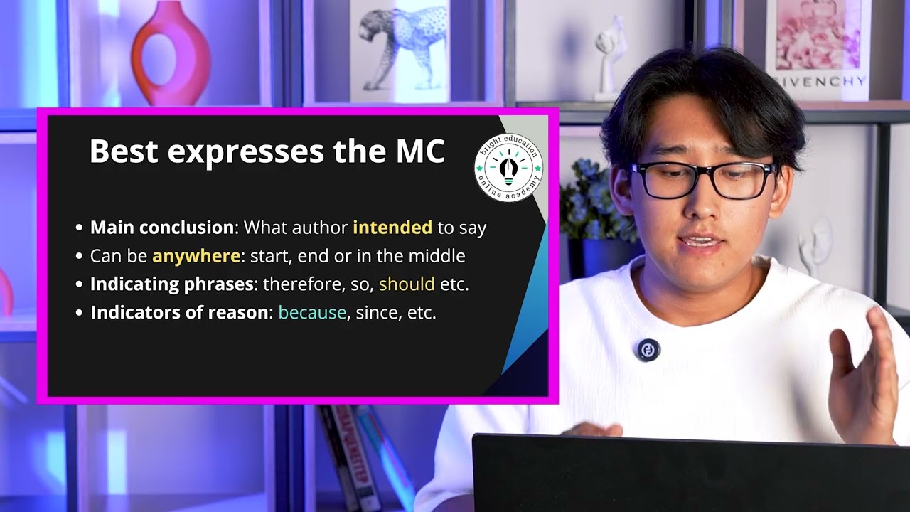 Best Expresses the Main Conclusion | NUET CRIT Lesson (Explained in Russian)