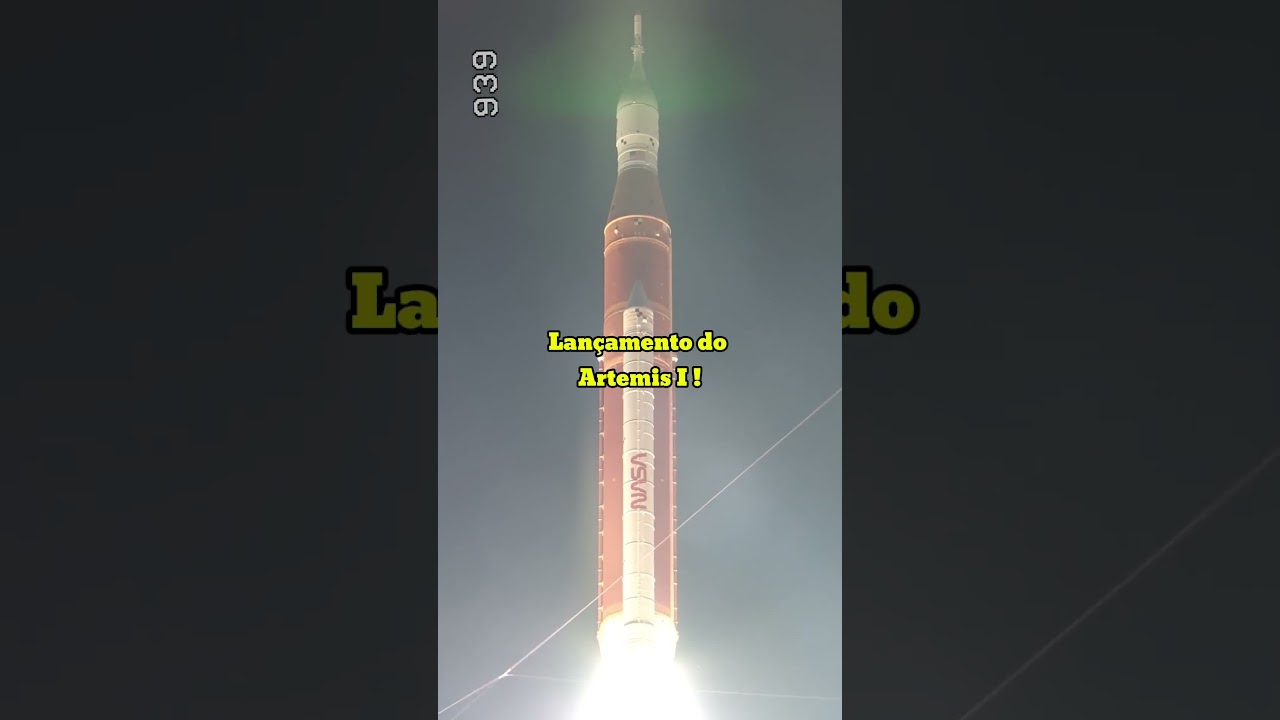 Lan&ccedil;amento &Eacute;pico do Foguete da Miss&atilde;o Artemis I da NASA em 4K