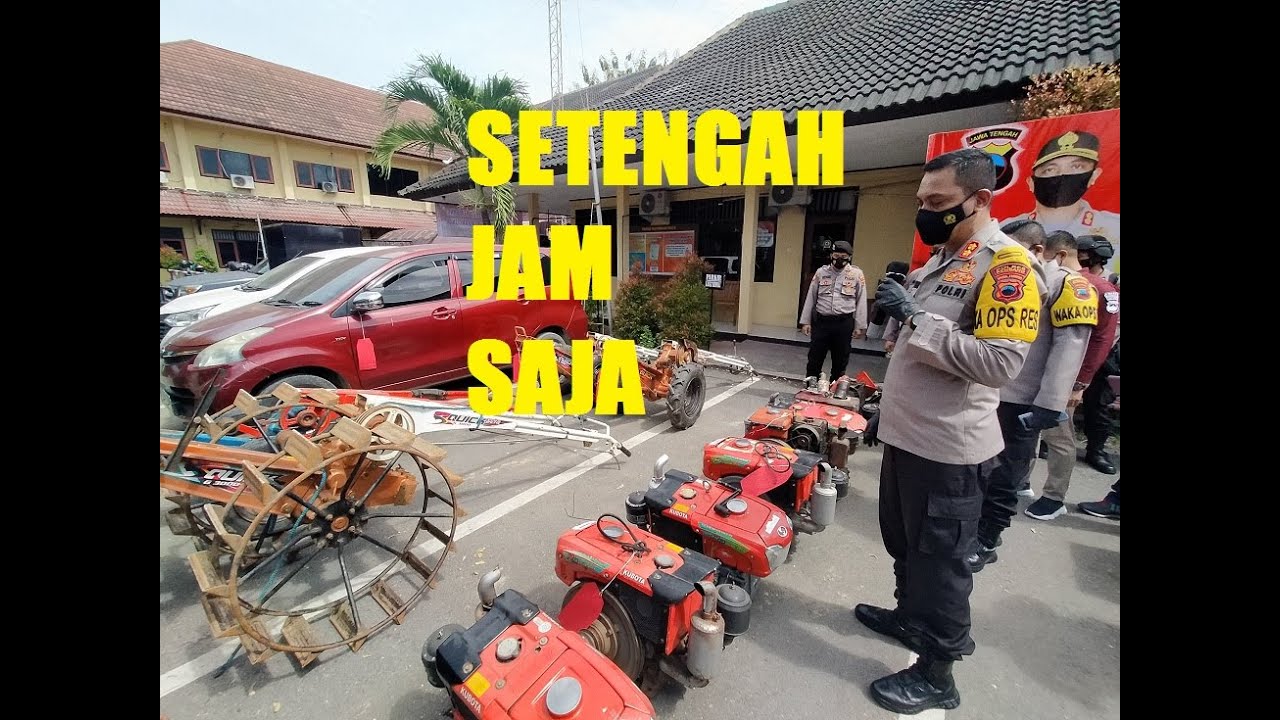 BERAKSI LINTAS DAERAH, KOMPLOTAN SPESIALIS MESIN TRAKTOR DIGULUNG