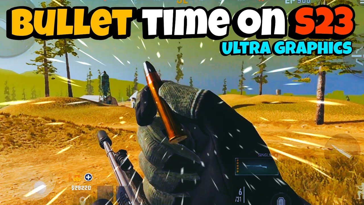 BULLET Time In WARZONE Mobile | MAX GRAPHICS on S23 ULTRA