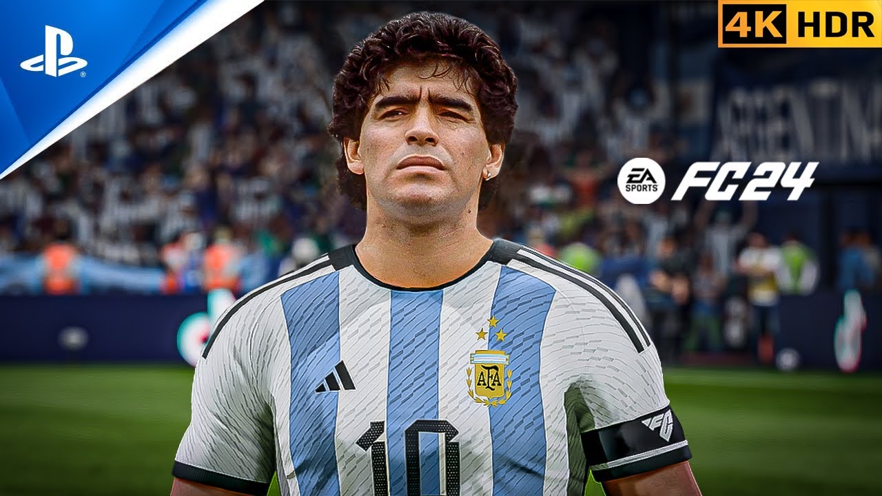 The Legend : Diego Maradona | Ft. Messi | Argentina vs Germany | FC 24 | PS5 | 4K60