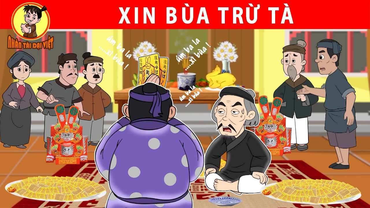 XIN BÙA TRỪ TÀ - Nhân Tài Đại Việt - Phim hoạt hình - Truyện Cổ Tích Việt Nam